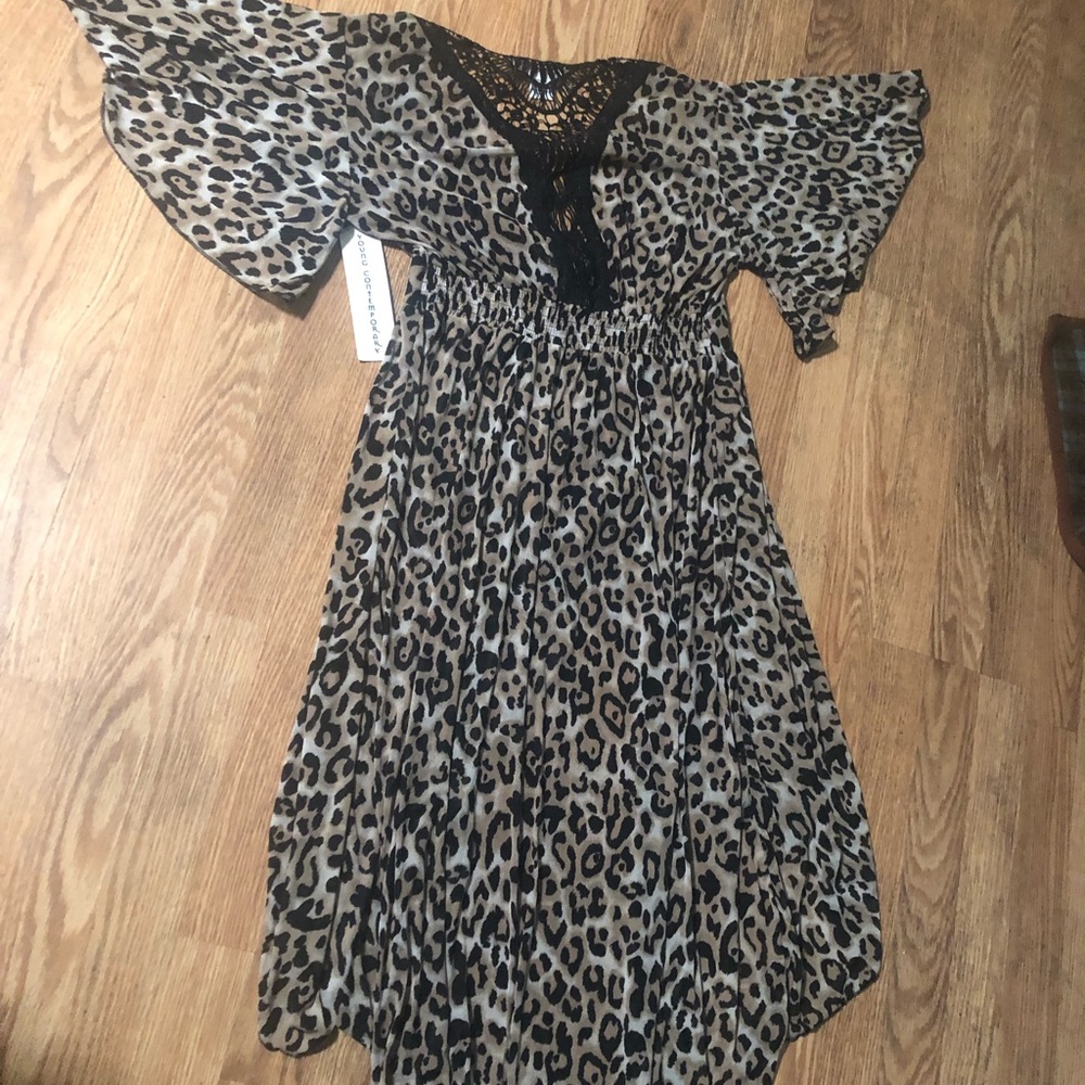 Maternity Life is for Eternity (L.I.F.E.) Leopard Print w/French Lace High …